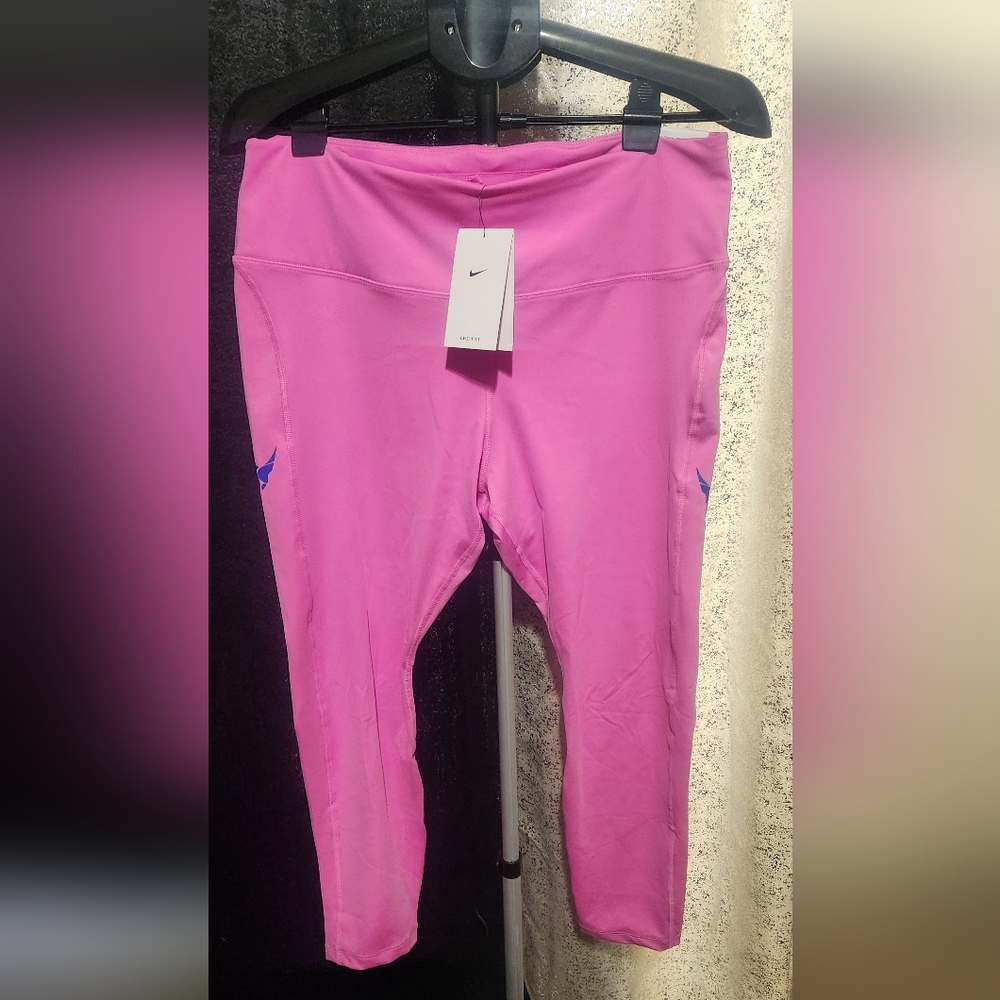 Nike Fast Dri-Fit Leggings Pink - XL